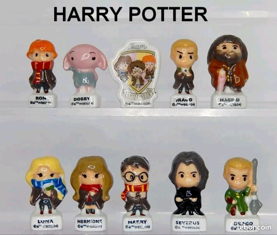 Lot De 4 Figurines Wizzis Harry Potter Dumbledore Super U - Occasion