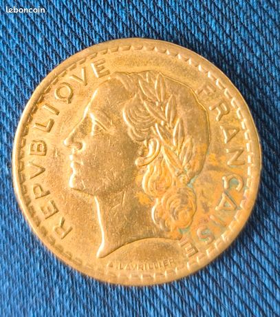 Pièce 5 Francs Lavrillier 1940 – Bronze-aluminium (SPL, Non Expertisée)
