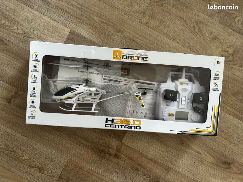 Ultra Drone H36.0 Centrino Hélicoptère télécommandé RC 2.4 GHz complet neuf (image 1)