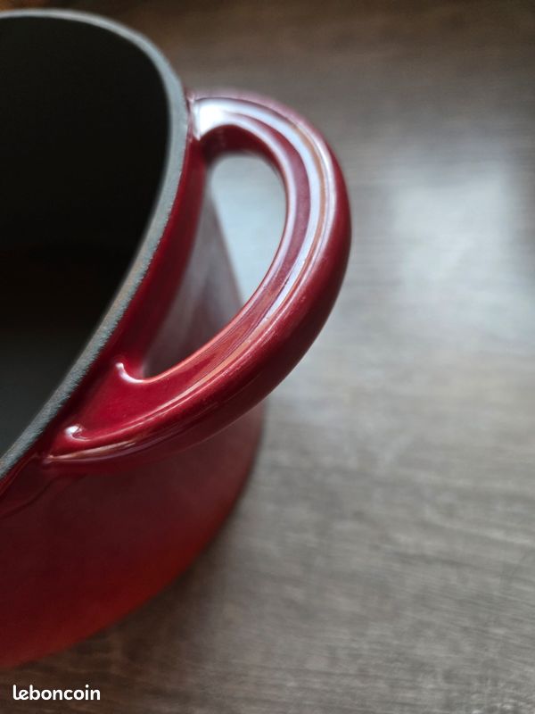 Cocotte ovale en fonte émaillée 35cm rubis sublime - Chasseur - puc473558
