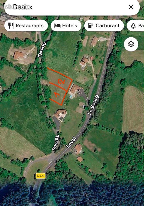 Vente de 2 terrains constructibles viabilisés avec vue à beaux proche Yssingeaux (image 2)