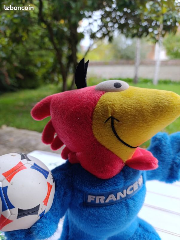 Peluche Sac à Dos Footix Coupe du monde Football France 98 - Collection