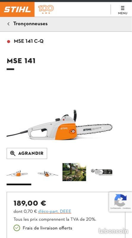 Tronçonneuse électrique STHIL (image 4)