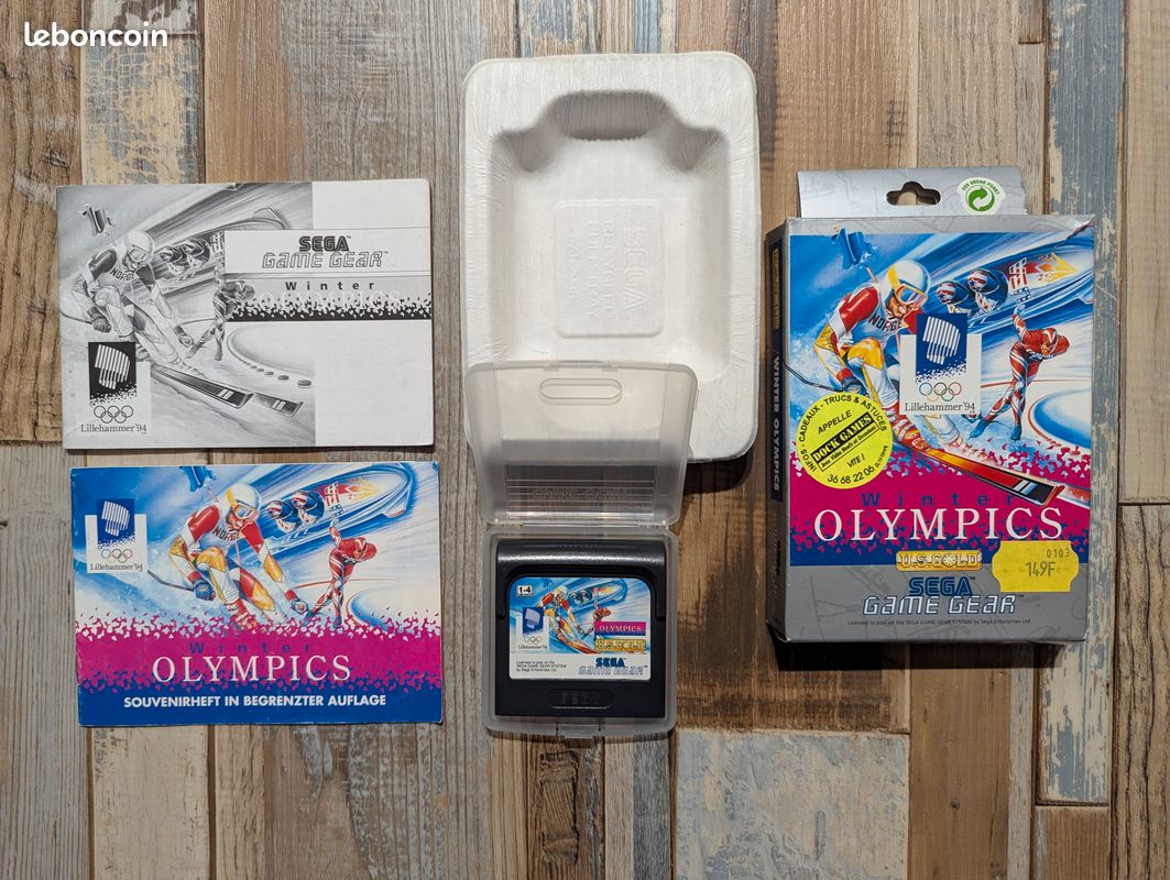 Jeu Sega Game Gear complet : Winter Olympics (image 1)