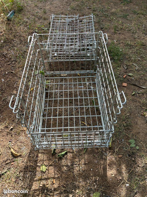 Container grillage acier galvanisé repliable gerbable (image 8)