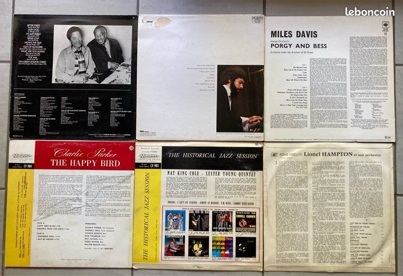 Lot 6 Disques vinyle 33T Jazz en très bon état (image 2)