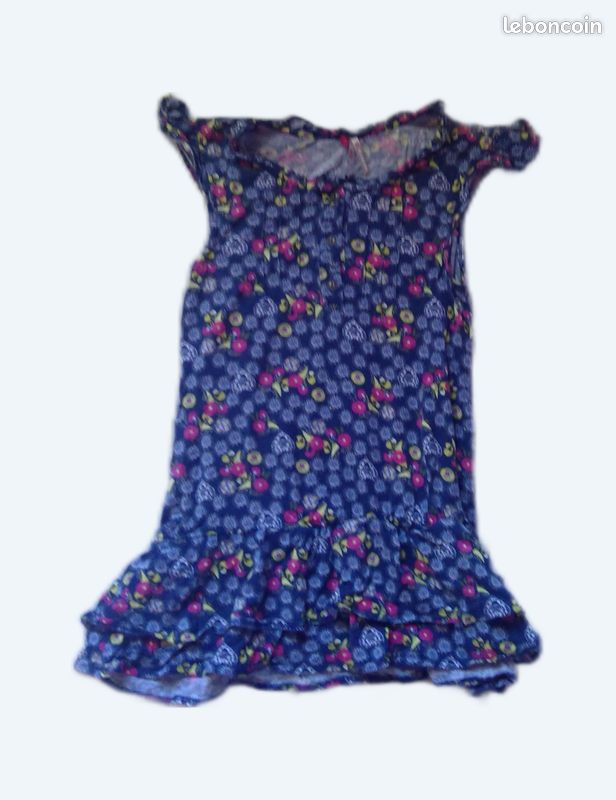 T-shirt robe bleu marine (image 1)