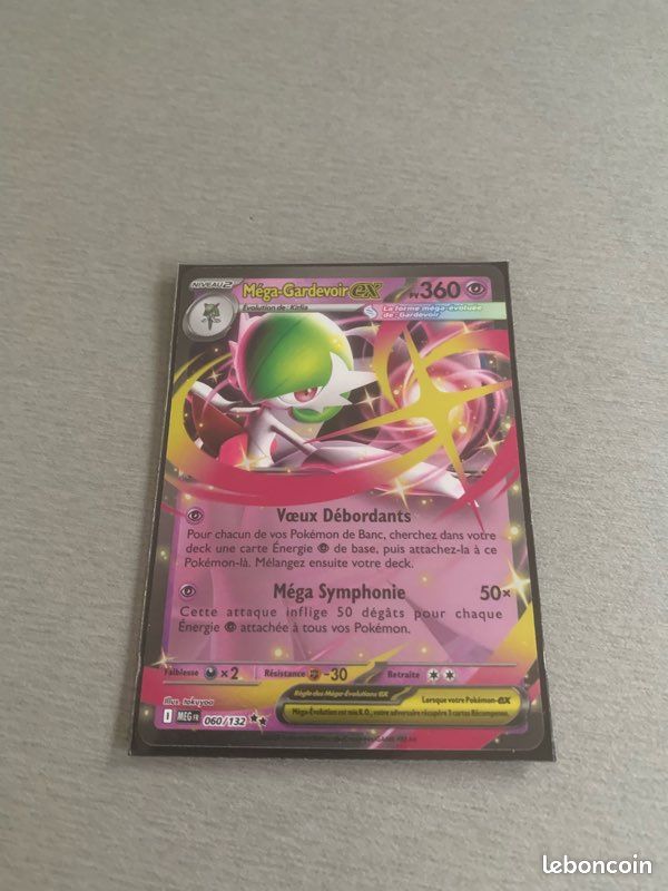 Coffret Myboost 10 Cartes Pokémon : Méga-Gardevoir Ex 060/132 + 9 Cartes Aléatoires Françaises