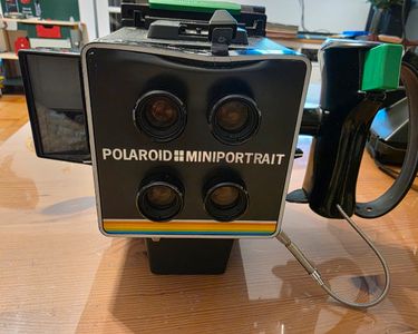 Appareil Polaroid 403 Miniportrait - Vintage - Fonctionne - Pour Photos D'identité Ou Instantanées