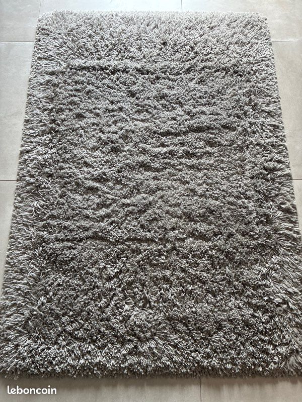 Tapis coloris gris clair 2m x 1,40m (image 2)