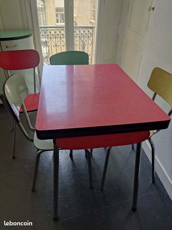 Table et chaises formica Vintage (image 3)