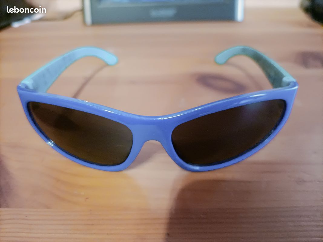 Lunettes De Soleil Vintage Fisher-Price Bébé - Modèle 1994 Bleu - Monture Caoutchouc, Verres UV - Neuves