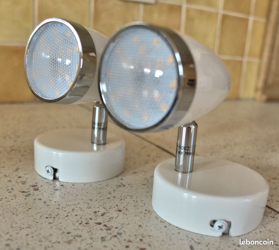 Lot de 2 spots a LED (image 1)
