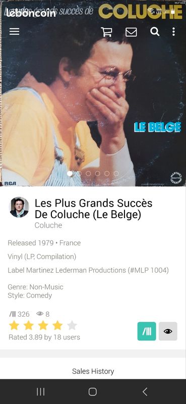 Coluche le belge 33t (image 3)