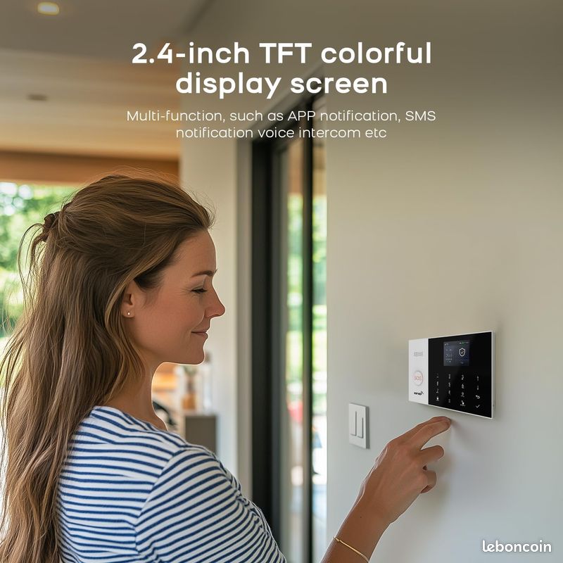 Système D'Alarme Maison Sans Fil G30 Tuya Wifi Système De Sécurité D