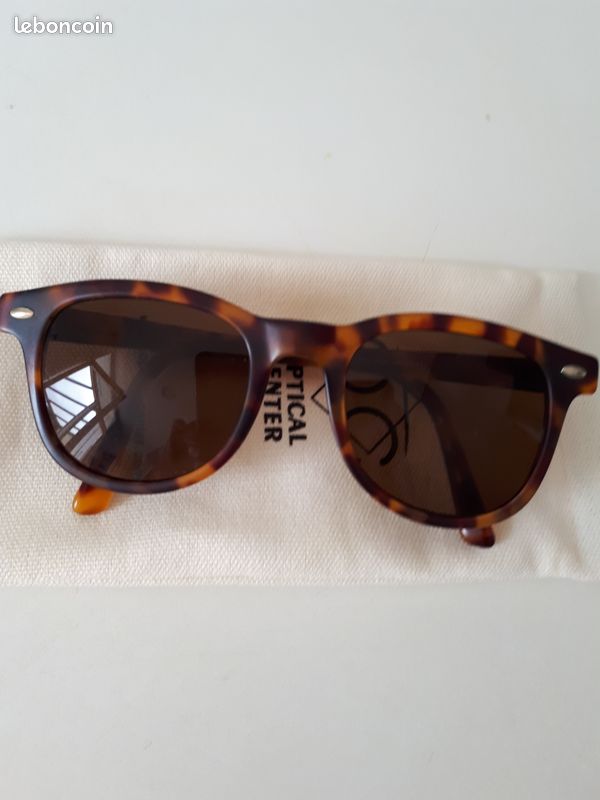 Lunette de soleil femme, monture écaille, Optical Center, neuf (image 3)
