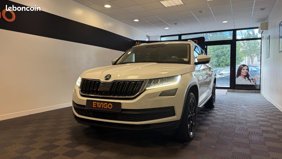 Skoda kodiaq 2.0 tdi 150 scr active 4x2 dsg bva + crochet d'attelage + camera 360 + 4 pneus (image 9)