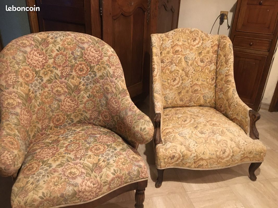 Vend 2 fauteuils anciens (image 1)