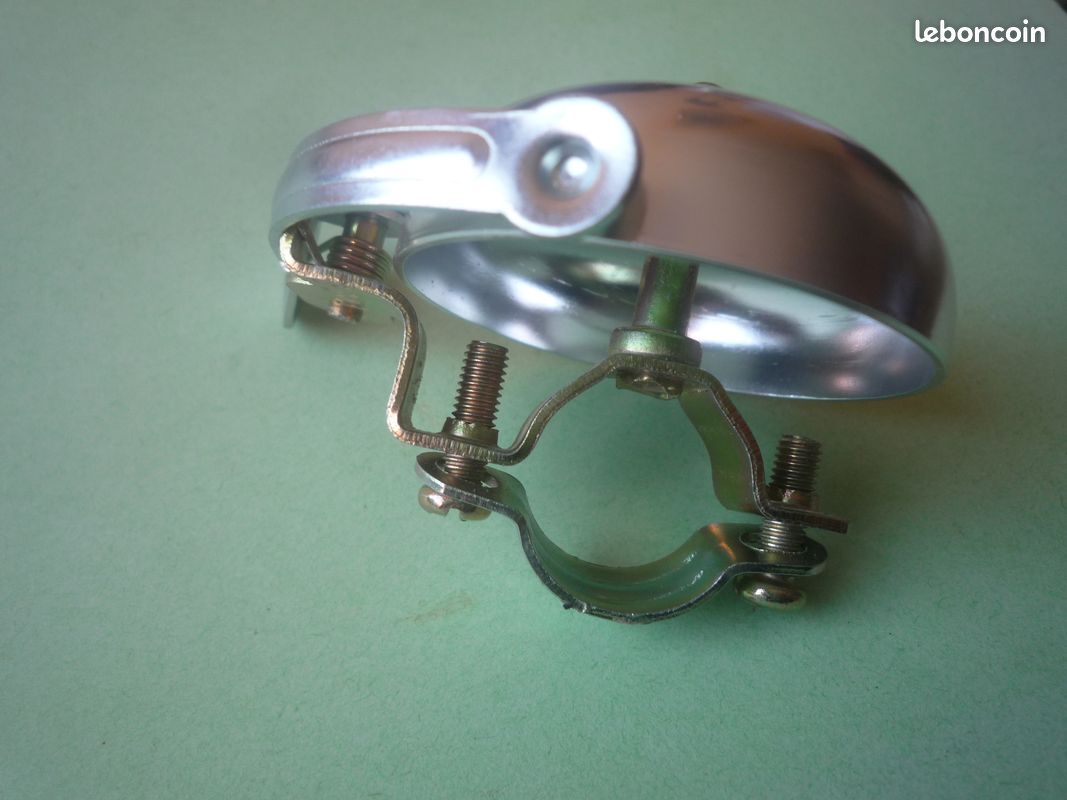Sonnette De Vélo Vintage Ideale - Aluminium/plastique Noir - Fabriquée En France