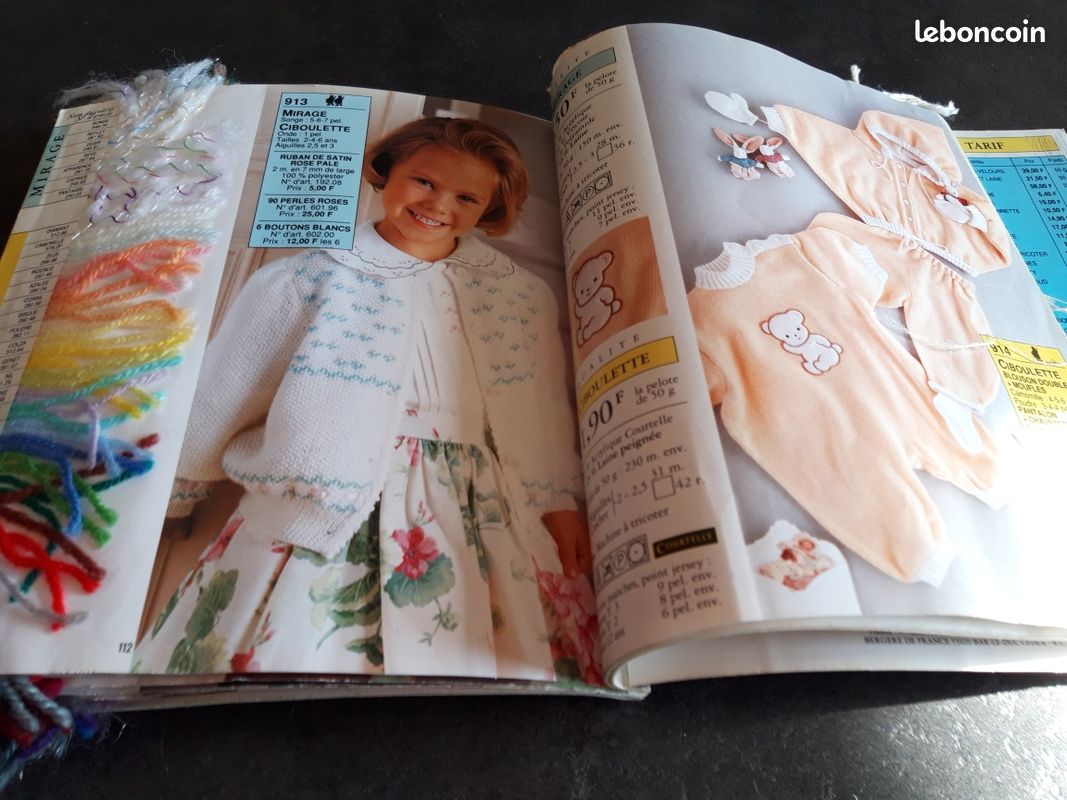 Catalogue Ancien De Modèles De Tricot TRICOT SELECTION 185 - Année 1992 - Enfants Et Adultes - Occasion