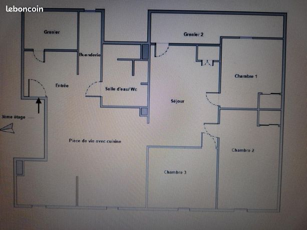 Appartement 5 pièces 88 m²