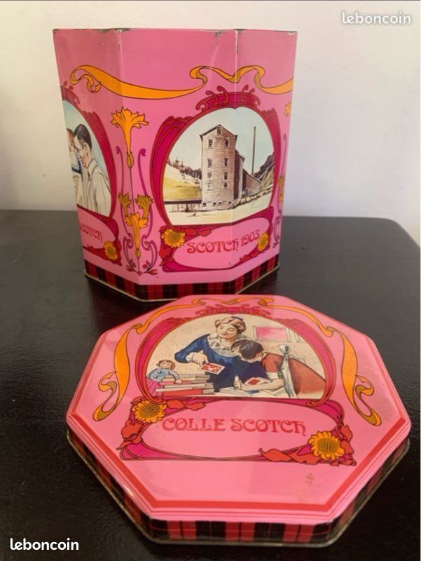 Boîte en fer rose SCOTCH (image 3)