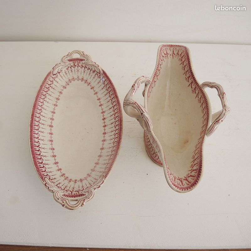 Ancienne Saucière Creil & Montereau - Flora Rocaille (image 3)