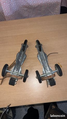 Anciens Patins à Roulettes SPEEDY Vintage - 3 Roues - Collection
