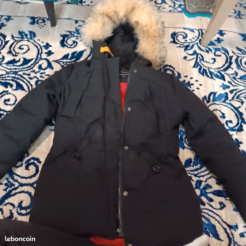 Manteau parka doudoune noire 10 ans Paragoose Vêtements