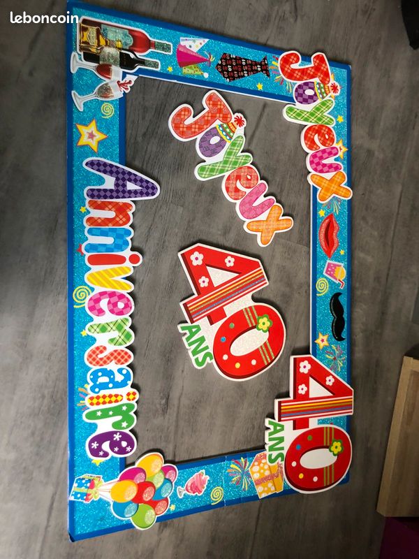 Cadre anniversaire 40 ans (image 2)