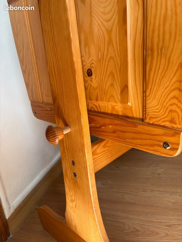 Lit Bébé en bois (image 4)
