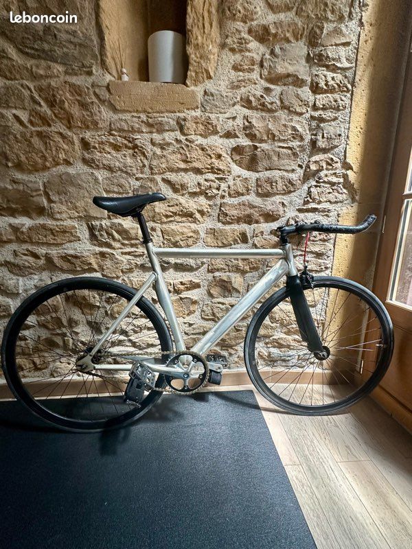 Cadre Velo Fixie Lyon Vélo Fixie Pignon Fixe Roue Libre Alu Oro Et