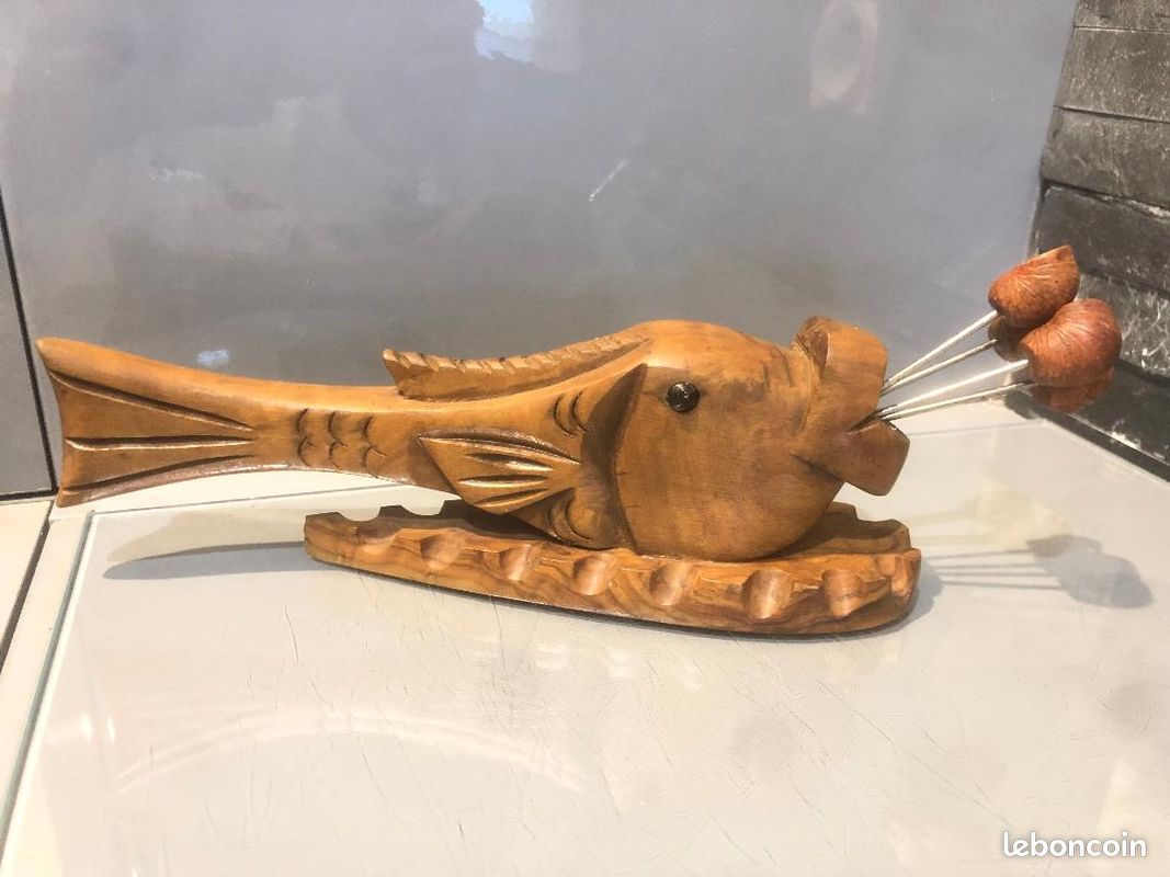 Decorative ornament - Porte-piques à escargot - Beautiful swan-shaped