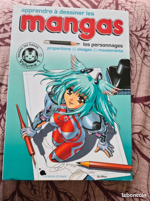 Livre pour apprendre à dessiner les mangas (image 1)