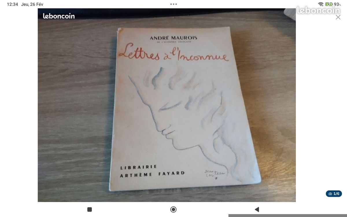 André Maurois. Lettres à l'inconnue (image 1)
