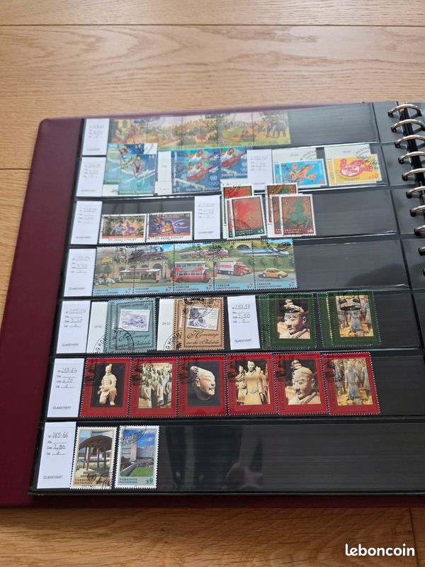 Collection Timbres ONU Vienne dans Classeur Luxe - 50 p. Complets & Blocs CITES/UNESCO (image 4)