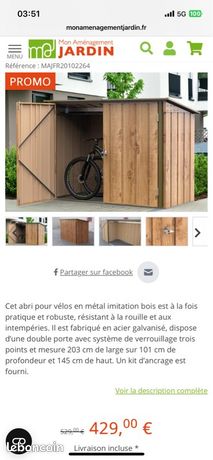 Abris extérieur Jardin Plantes