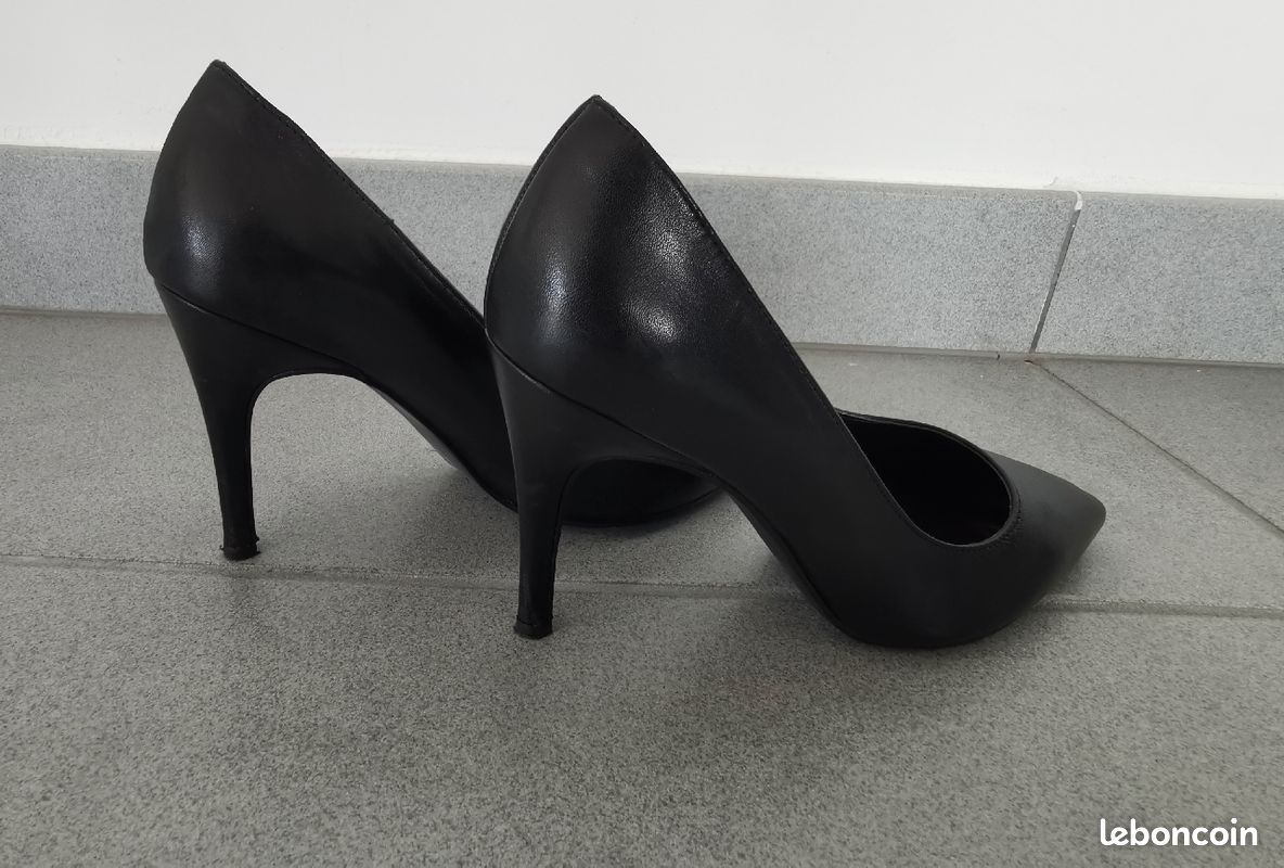 Escarpin noir taille 39 (image 3)