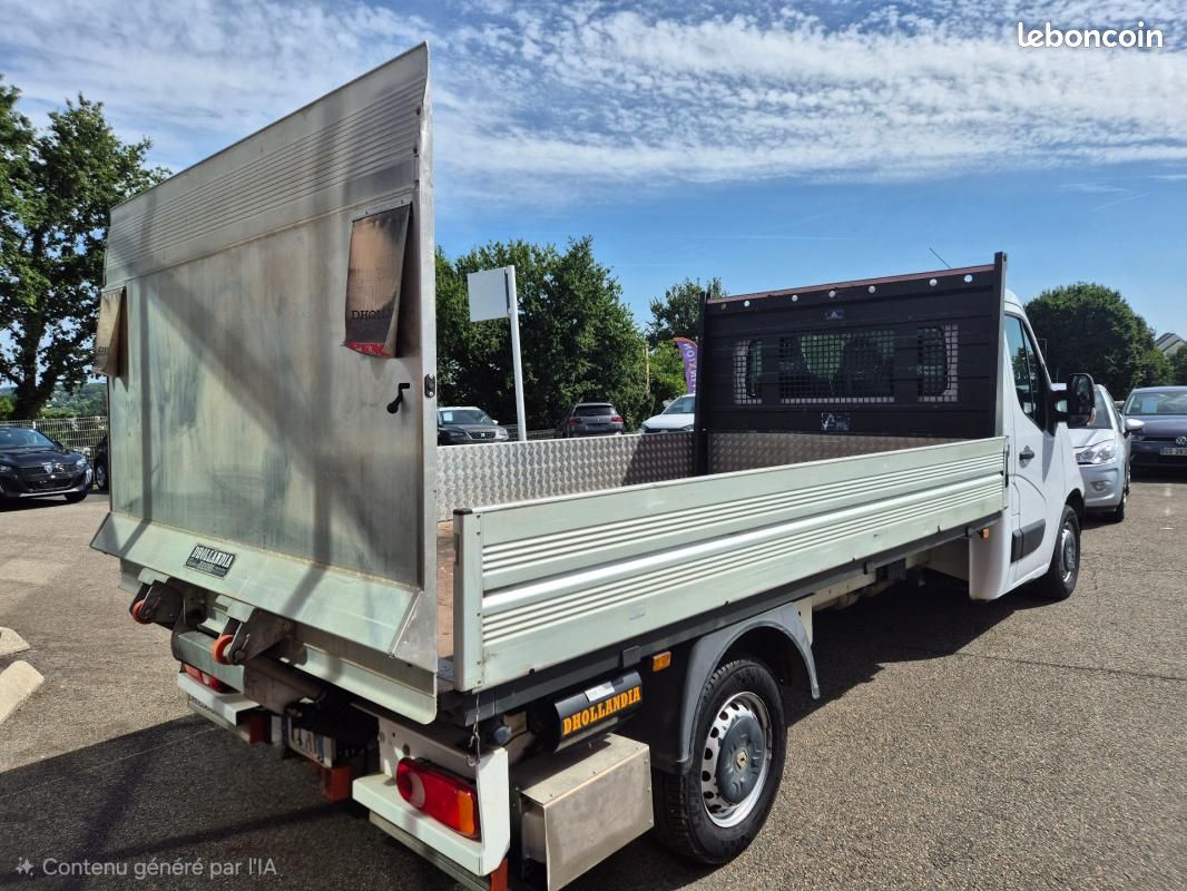 Renault Master PLATEAU RIDELLE SIMPLE + HAYON ELEVATEUR F3500 L3 2.3 DCI 130 CH GRAND CONFORT (image 7)