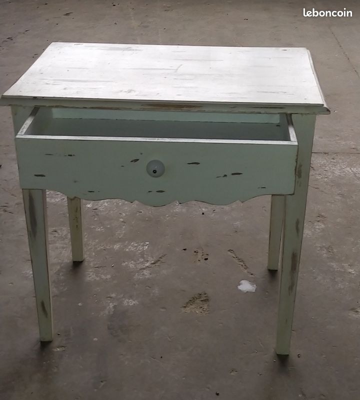 Table blanche cerusee (image 1)