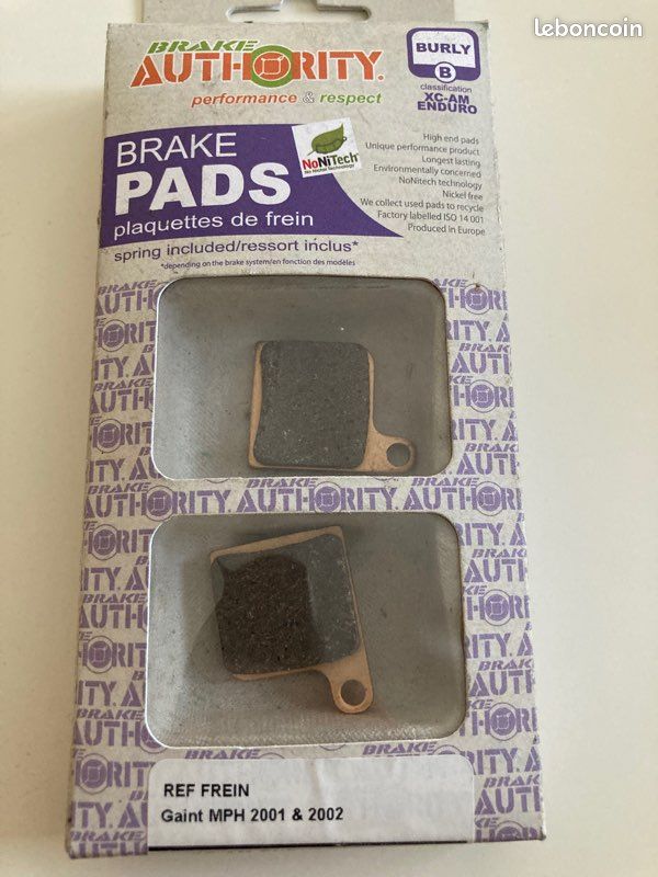Plaquettes freins Brake Authority 4028B (image 1)
