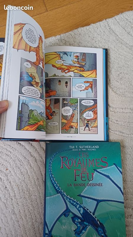 NEUF / BD Lot Tomes 1 et 2 Les royaumes de feu Tui T. SUTHERLAND (image 4)