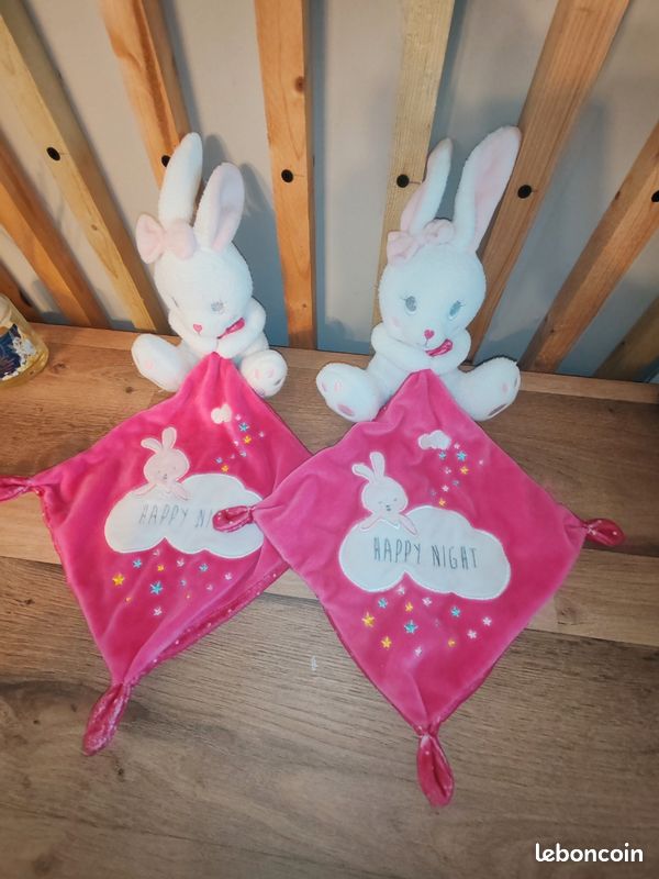 2 lapins fushia happy night (image 1)