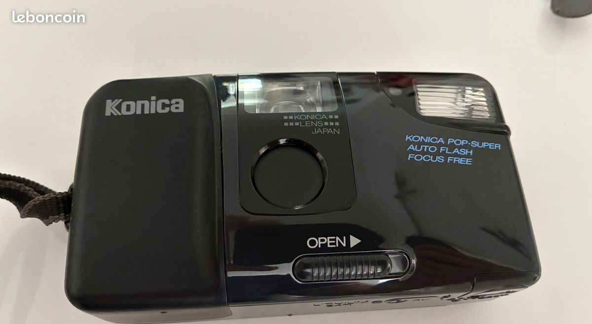 Konica Pop - Appareil Photo Compact 35mm Vintage, Flash Intégré, Fonctionne Très Bien, Japon
