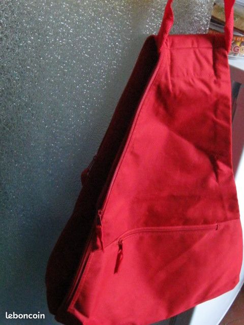 Sac sport fourre-tout 3 poches neuf rouge (image 1)