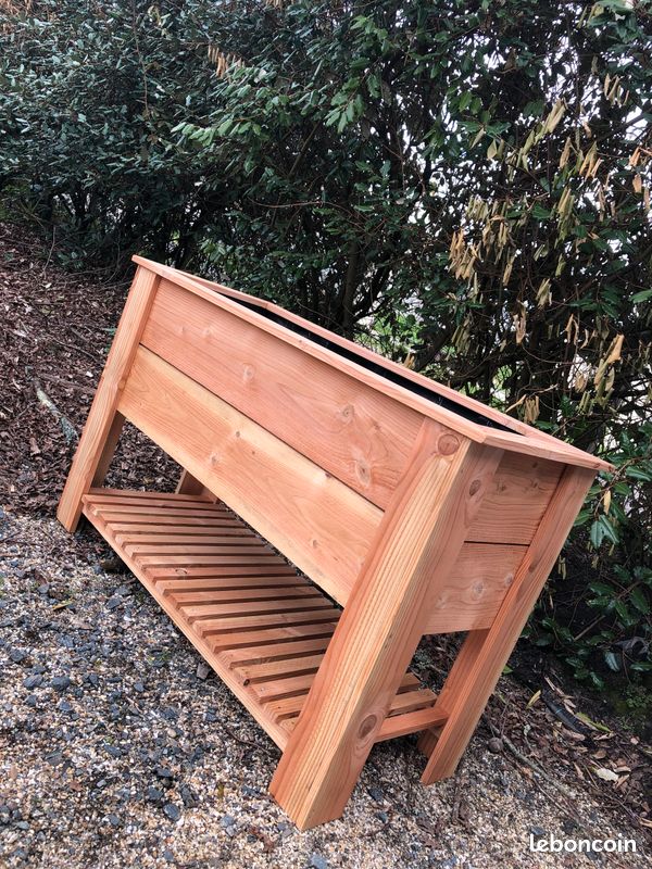 Jardinière / pot / bac à fleurs en bois (image 9)