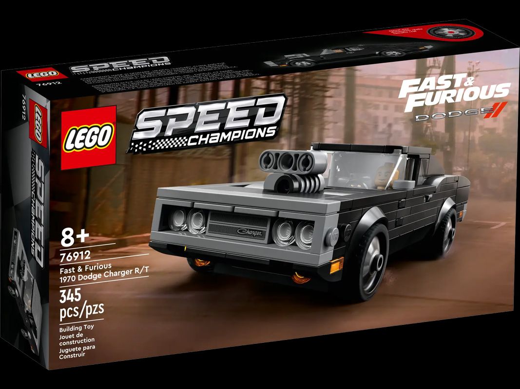 LEGO Speed Champions 76912 Fast & Furious 1970 Dodge Charger R/T, Jouet,  Modélisme Voiture