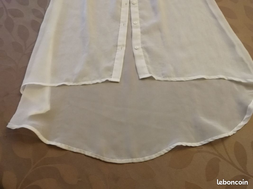 Chemisier voile femme sans manches (image 4)