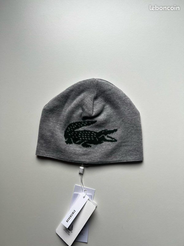 Laine Bonnet Lacoste Sans Revers Bonnet Lacoste Noir A Revers