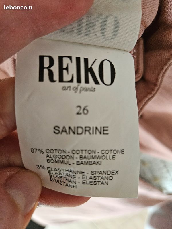 Pantalon rose Reiko (image 5)